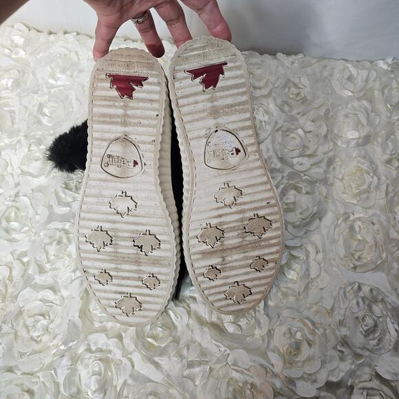 Pajar Women's Waterproof winter boots Fur Black size 8 - Picture 8 of 8